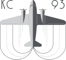 Design image of The Roasterie plane flying.